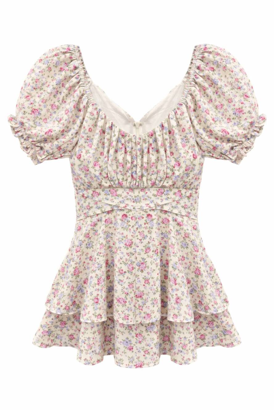 NEW KATIE J NYC girl's delilah dress in mulberry bouquet